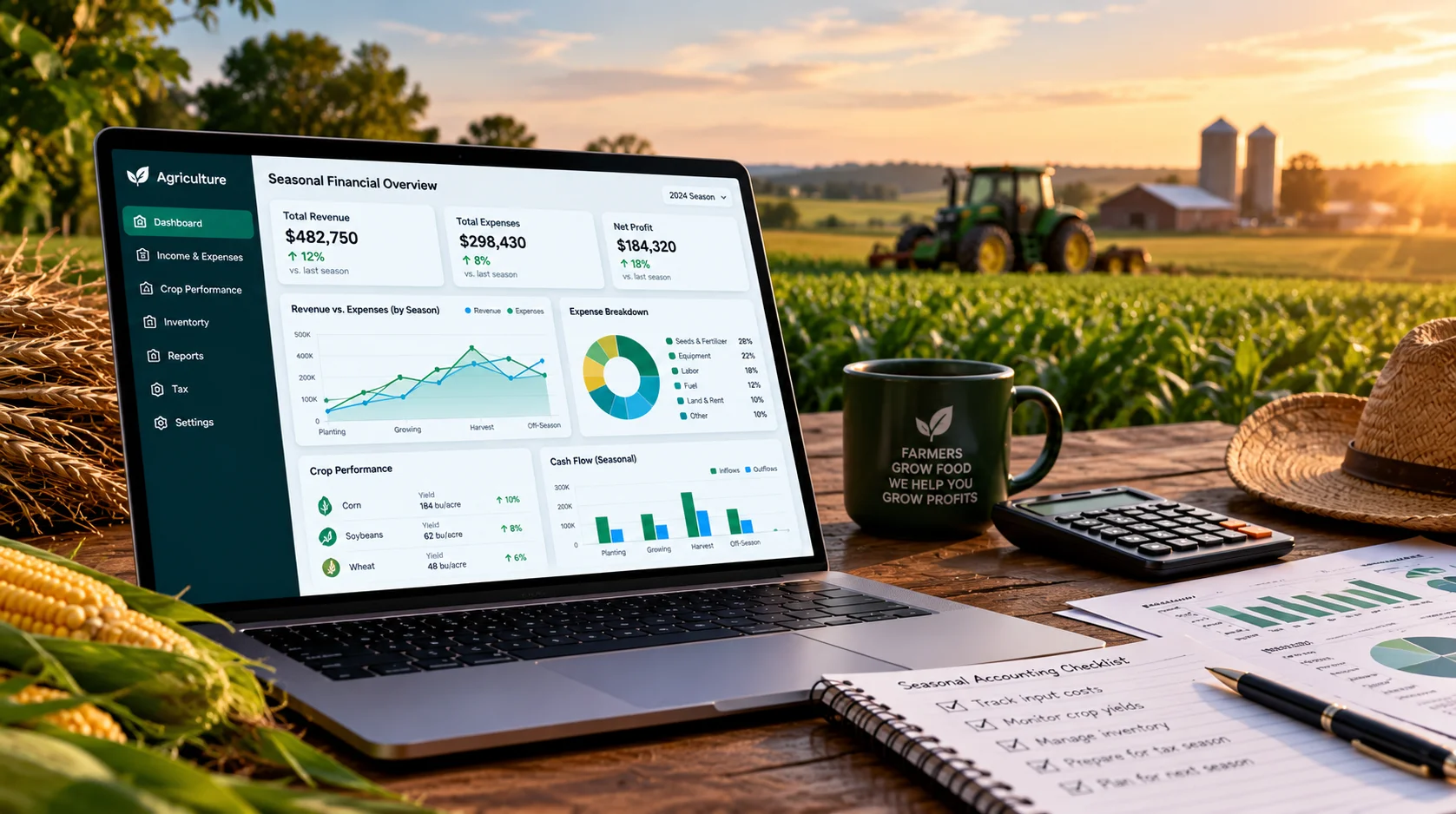 Agriculture accounting services built around the season, not just the month