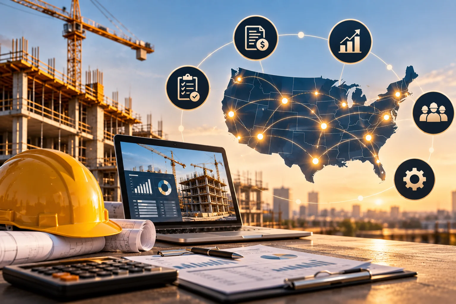 Construction accounting services across the United States