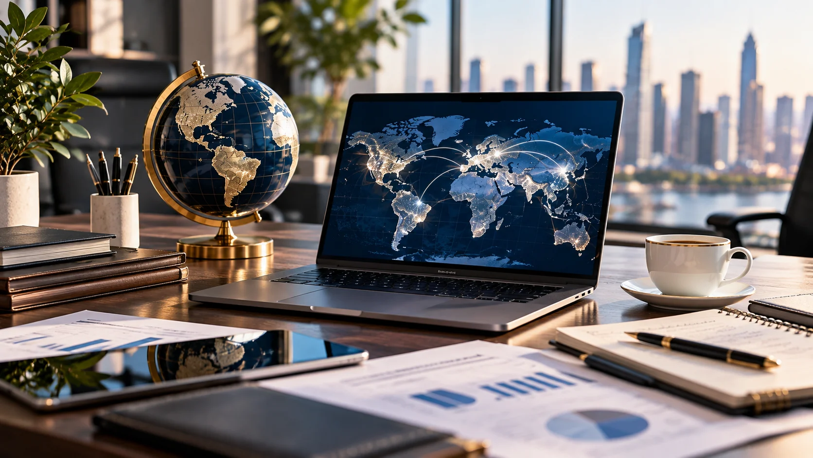 Coordinated international finance advisory across global markets