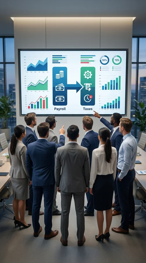Payroll and tax preparation coordination for small businesses